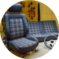 Обучение перетяжке сидений